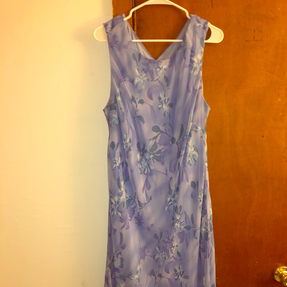 2 piece dress (dress and sheer jacket)